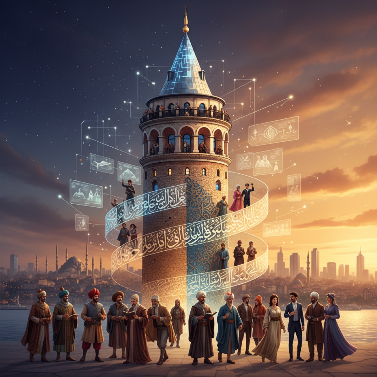 2026'da Galata Kulesi, İstanbul'un çokuluslu geçmişini ve farklı kültürlerin harmanlandığı mimarisini sergiliyor. Şehrin tarihi dokusunda Galata Kulesi, kültürel zenginliğin ve medeniyetlerin buluşma noktasının güçlü bir simgesi olarak yükseliyor.