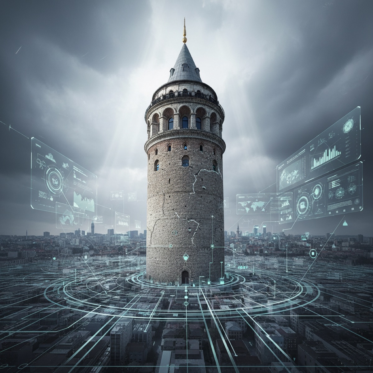 Galata Kulesi, 2026 itibarıyla İstanbul'un siluetinde yükselen tarihi bir savunma yapısı. Osmanlı döneminden bugüne uzanan stratejik rolünün ve mimari ihtişamının göstergesi. 'galata kulesi savunma' odak kelimesiyle bu ikonik yapının yüzyıllar içindeki askeri önemini ve günümüzdeki kültürel değerini vurgulamaktadır.